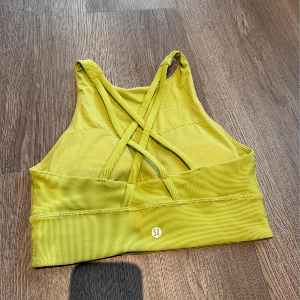 Lululemon Energy High-Neck Longline Ribbed Sports Bra - Picture 5 of 5